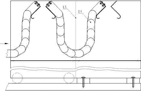 Protection device for mobile multi-unit combination machinery