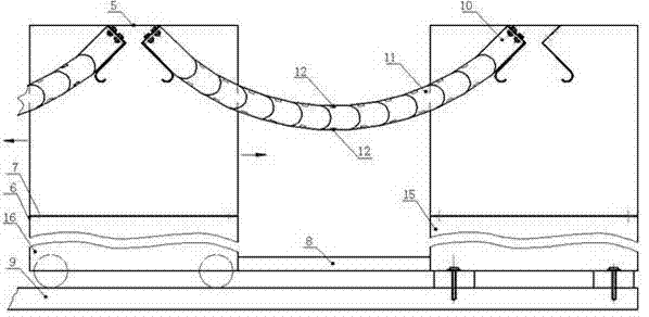 Protection device for mobile multi-unit combination machinery