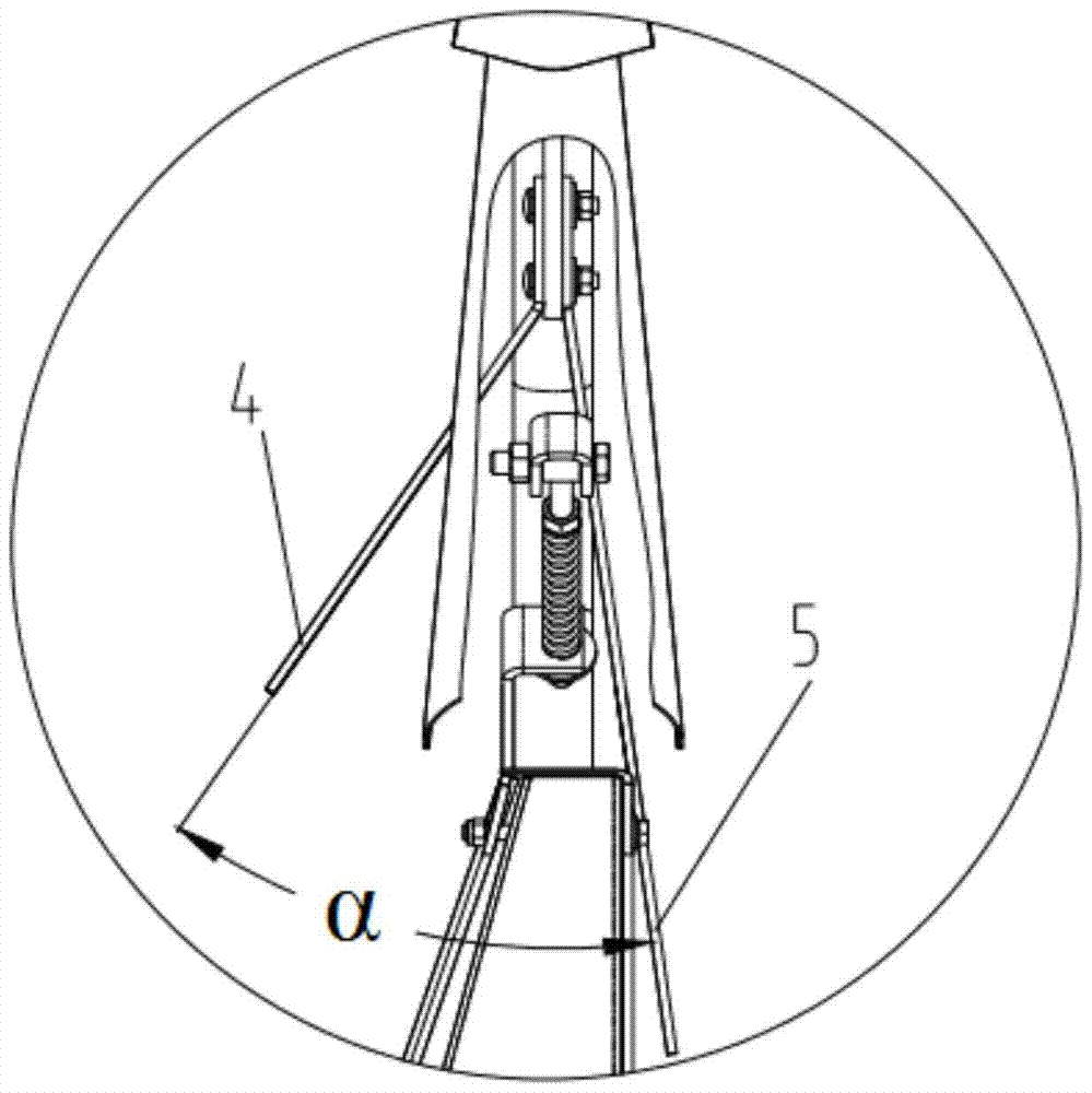 Grain divider, agricultural machine having same and method for preventing crop loss