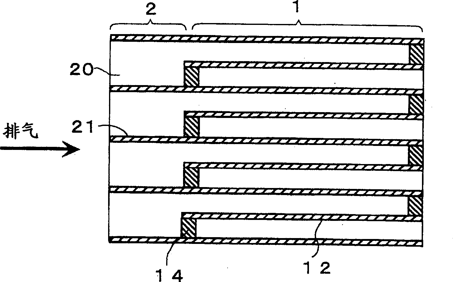 Air exhaust pwrifying filter catalyst