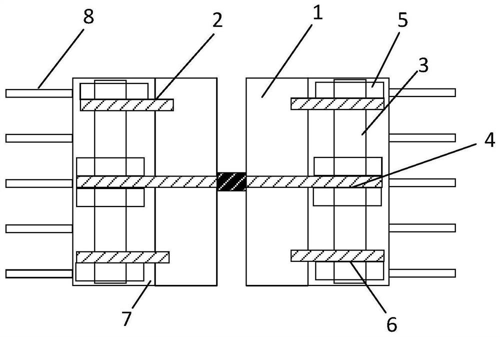 Compression recoil pipe structure capable of bearing high-strength impact