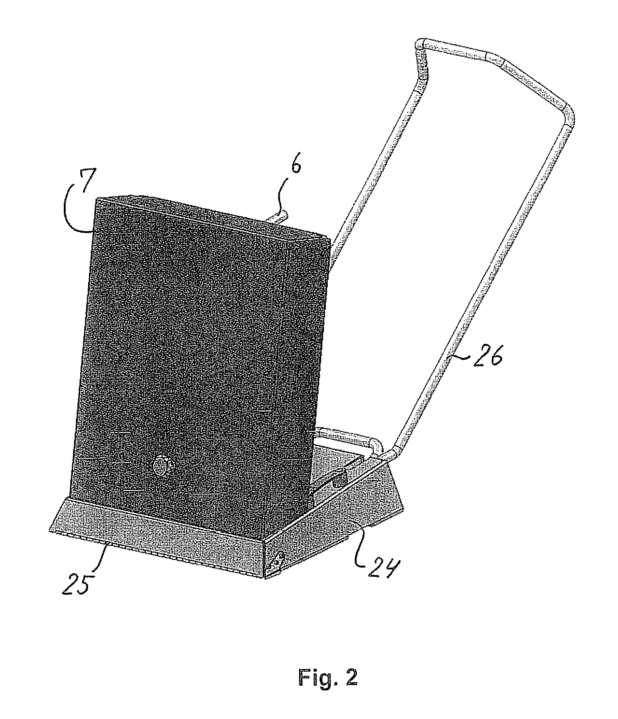 Apparatus for the spreading of adhesive material