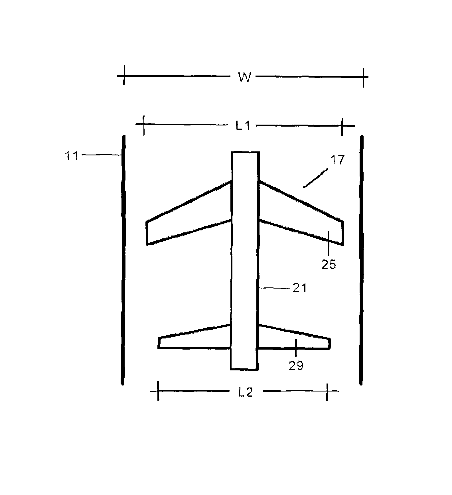 Wind tunnel aircraft model with truncated wing