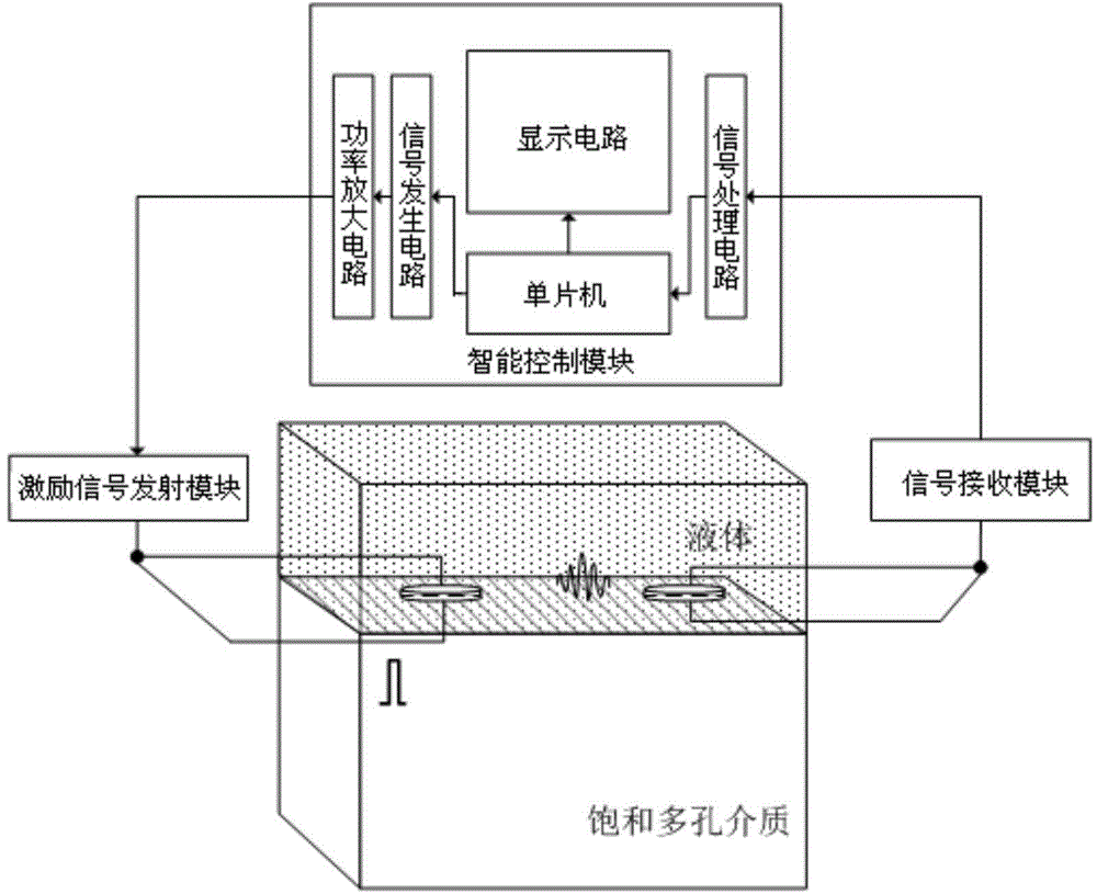 Sediment particle size detection device and method based on fluid-solid interface wave