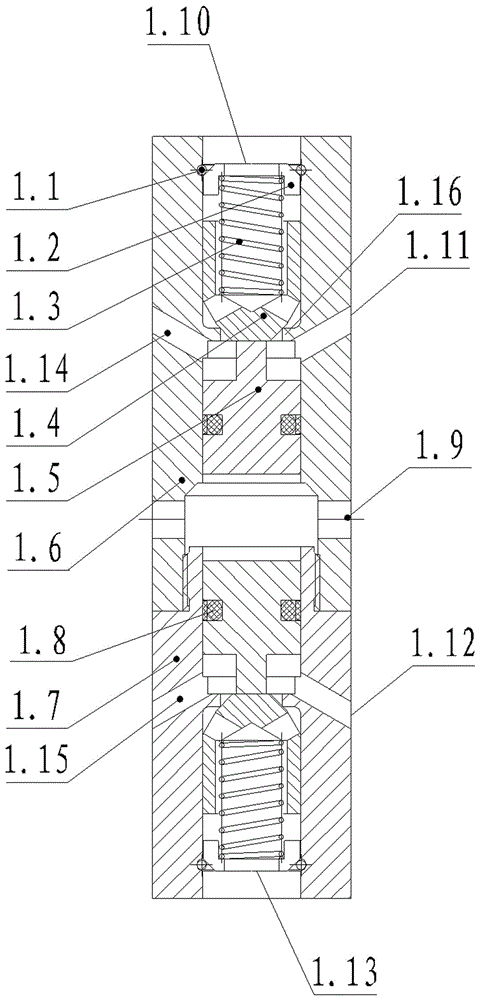 Flow rate pairing valve and electrohydraulic actuating mechanism adopting same