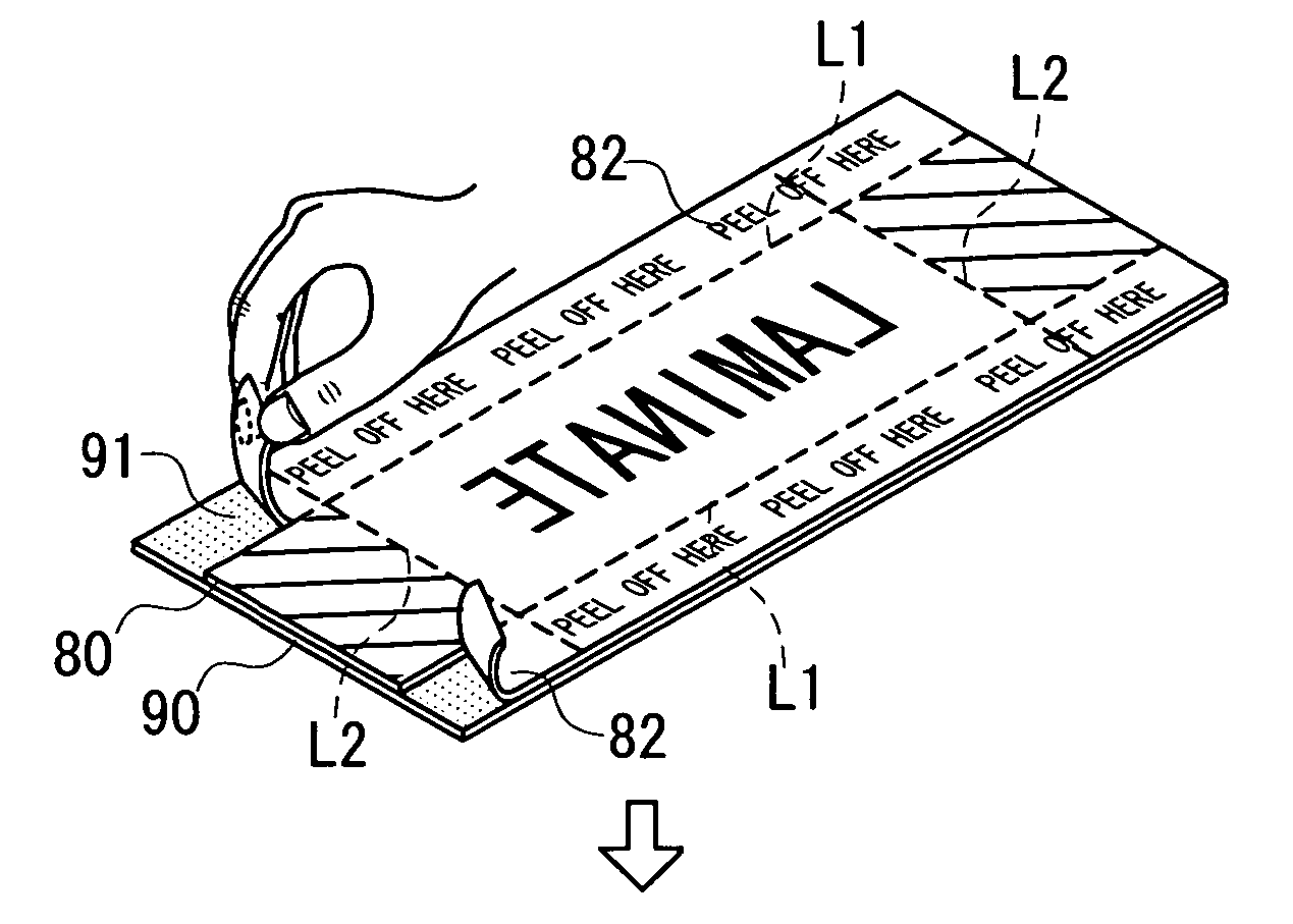 Printing tape, tape cartridge provided therewith, and tape printing apparatus