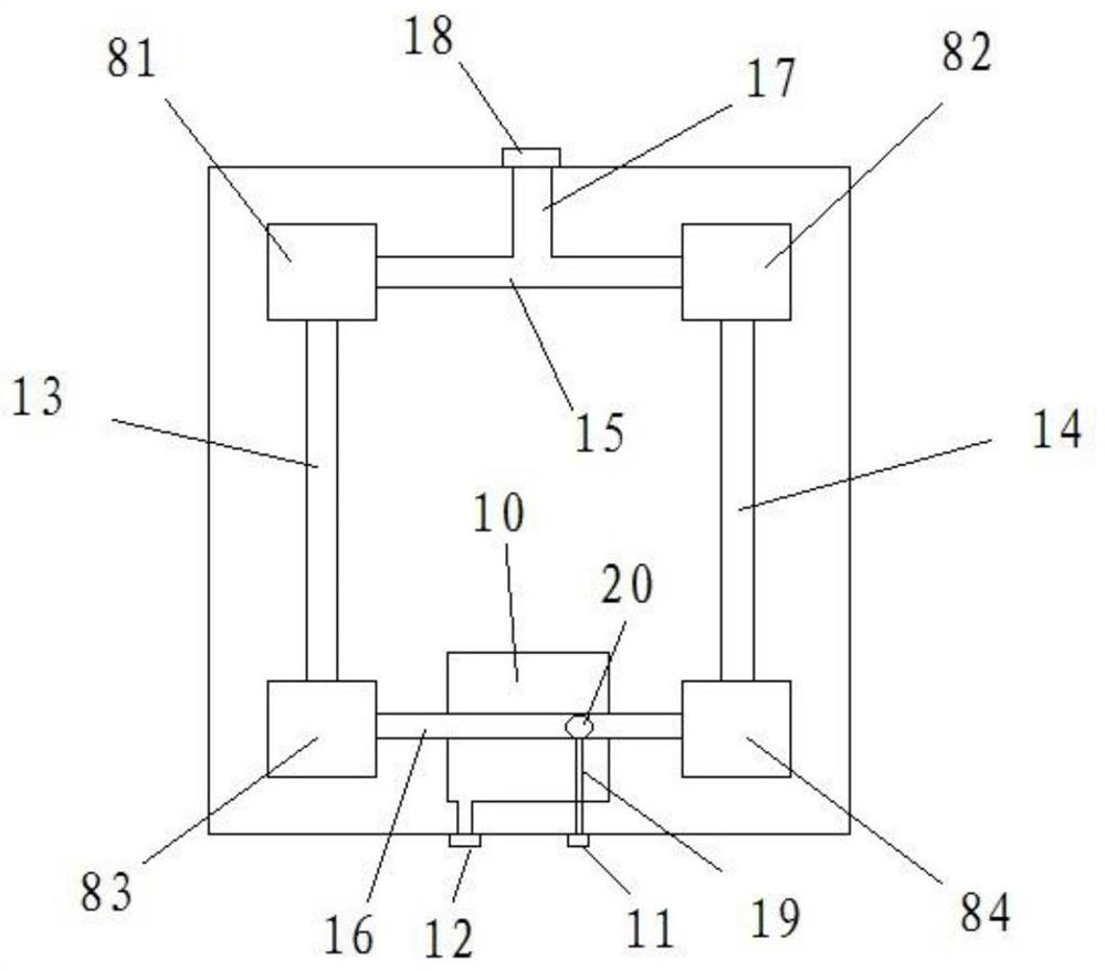 A kind of cargo loading and unloading method of flexible shelf