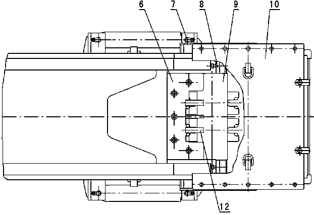 Telescopic simple tail of scraper conveyer and scraper conveyer