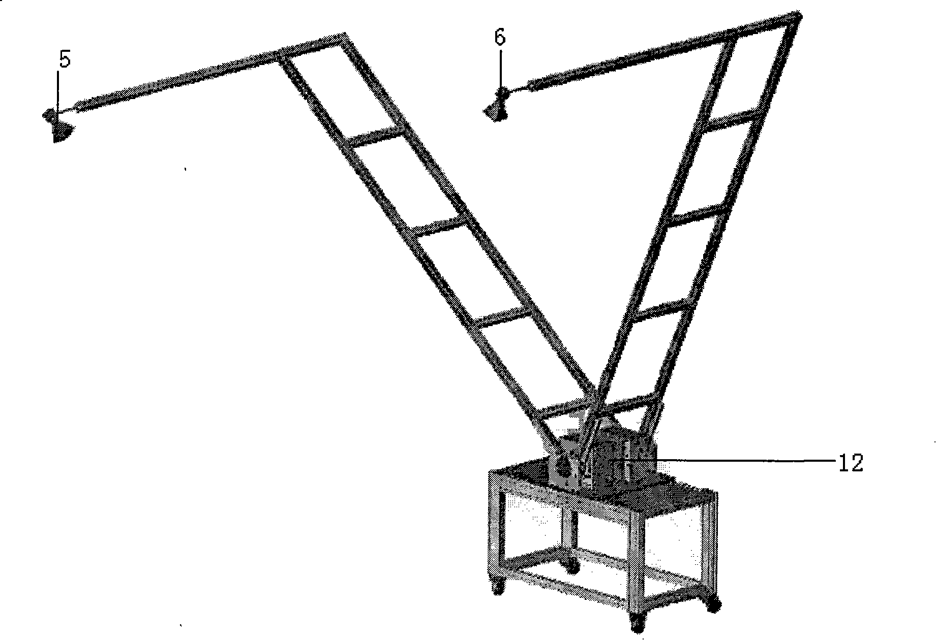 Measuring apparatus for reflection index of wave suction material