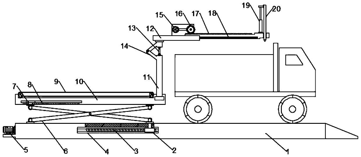 Mechanical automatic unloading device