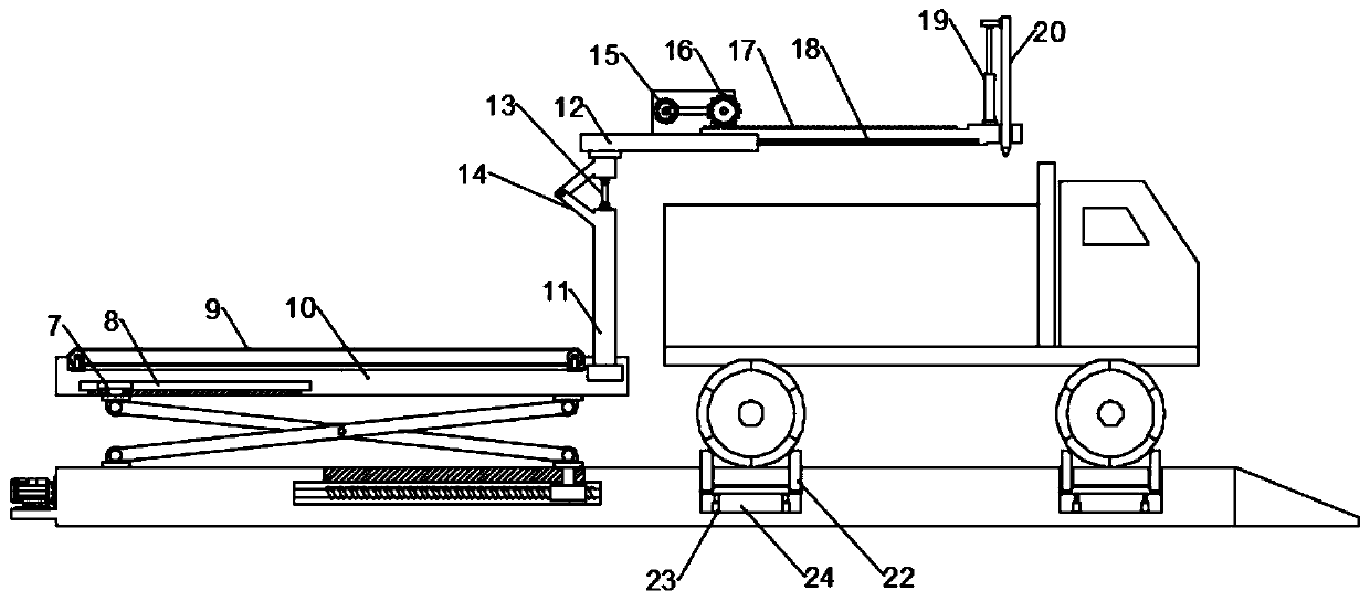 Mechanical automatic unloading device