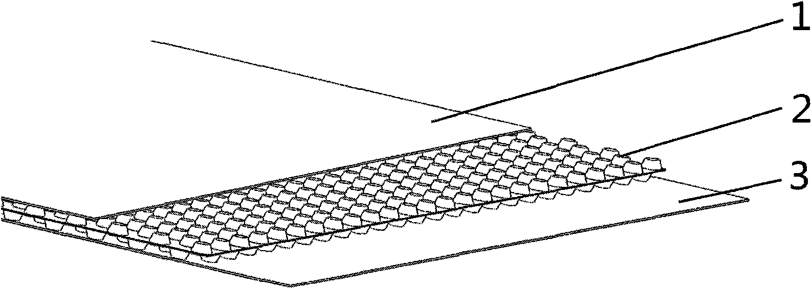 Dimple-shaped honeycomb hollow plate and manufacturing method thereof