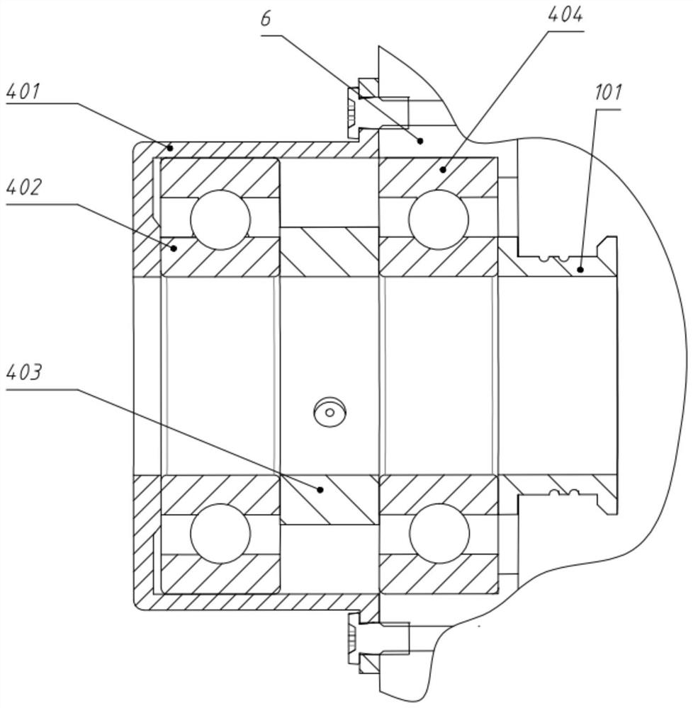 Four-degree-of-freedom endoscopic surgical instrument transmission and driving system