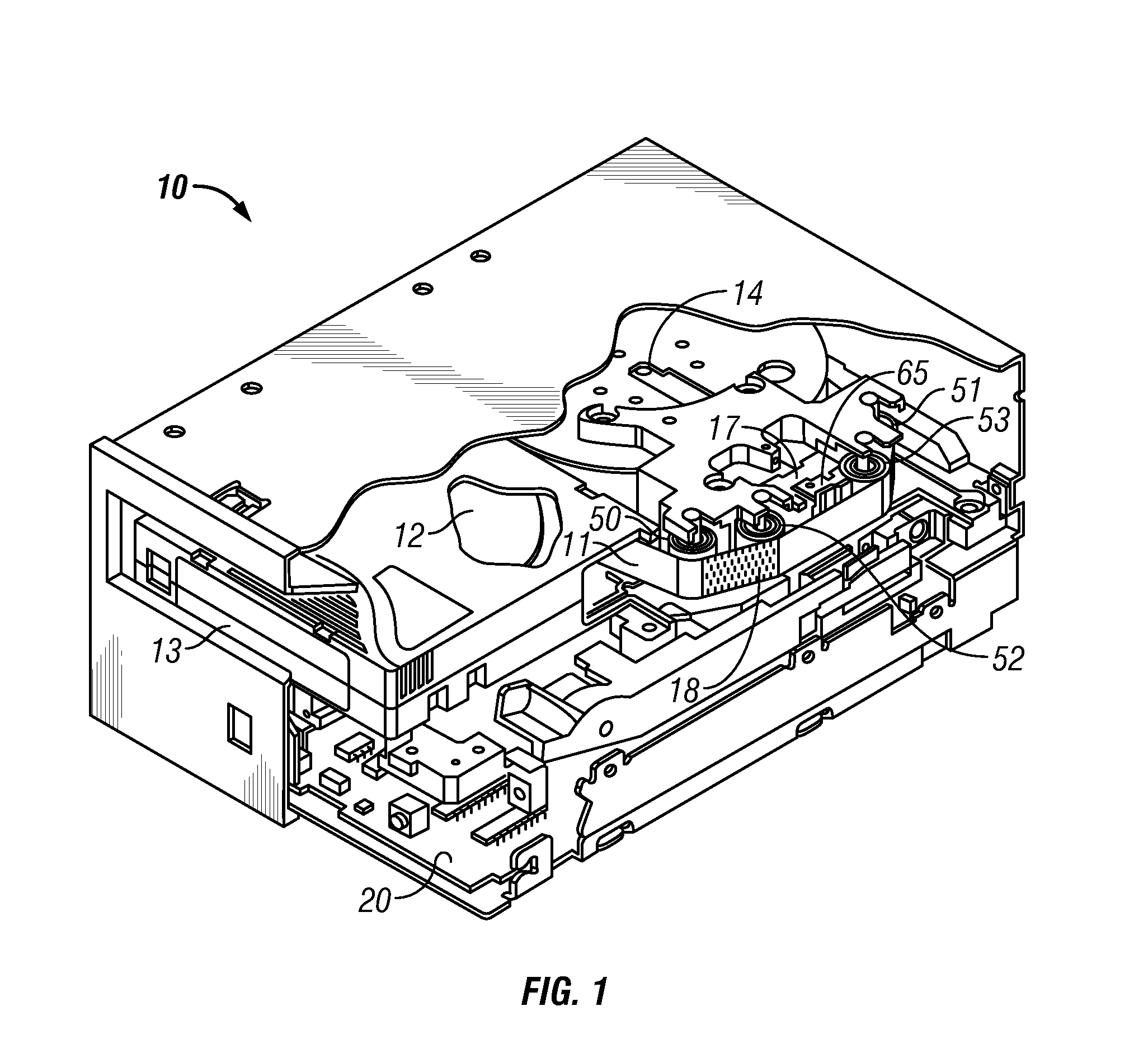 Positioning a coarse actuator of compound actuator tape servo system at midpoint of maximum peaks of lateral tape movement