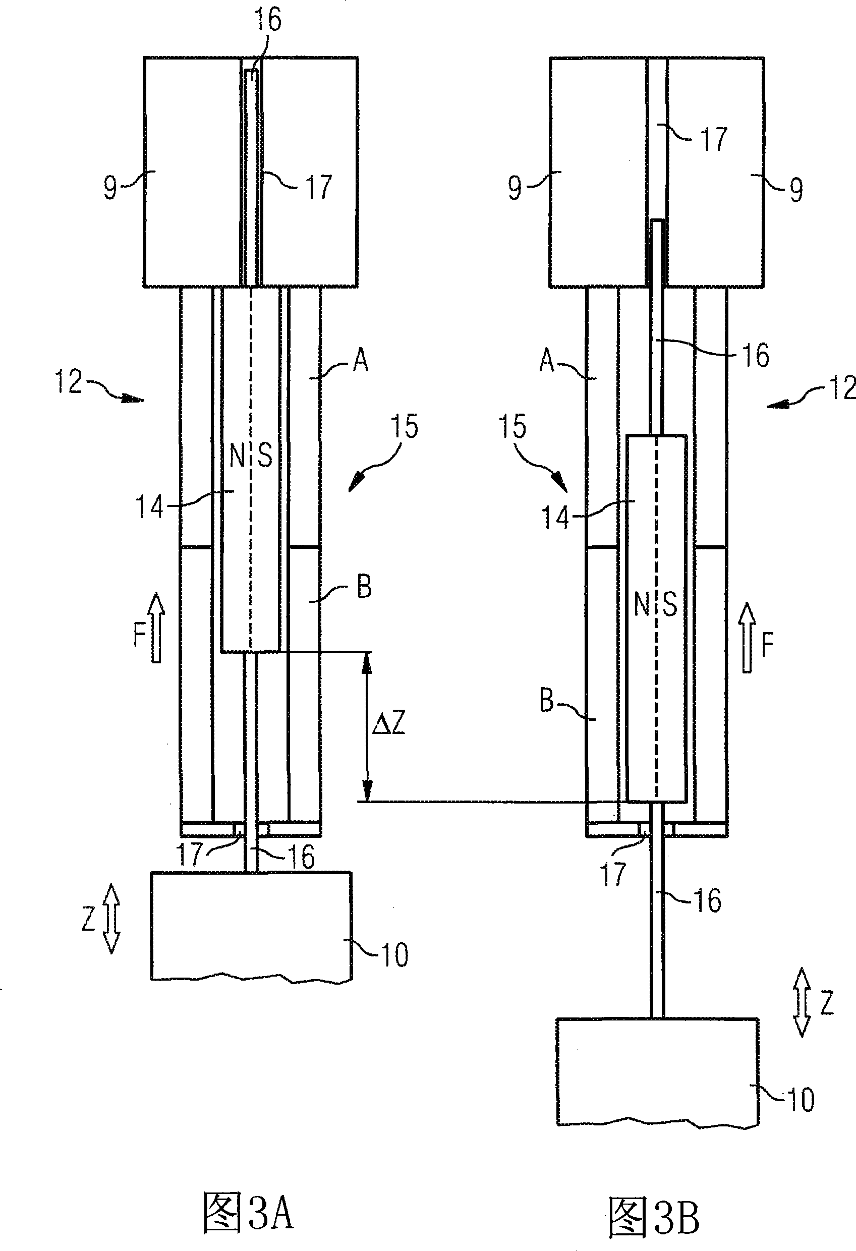 Placement head comprising a readjusting mechanism, and placement robot