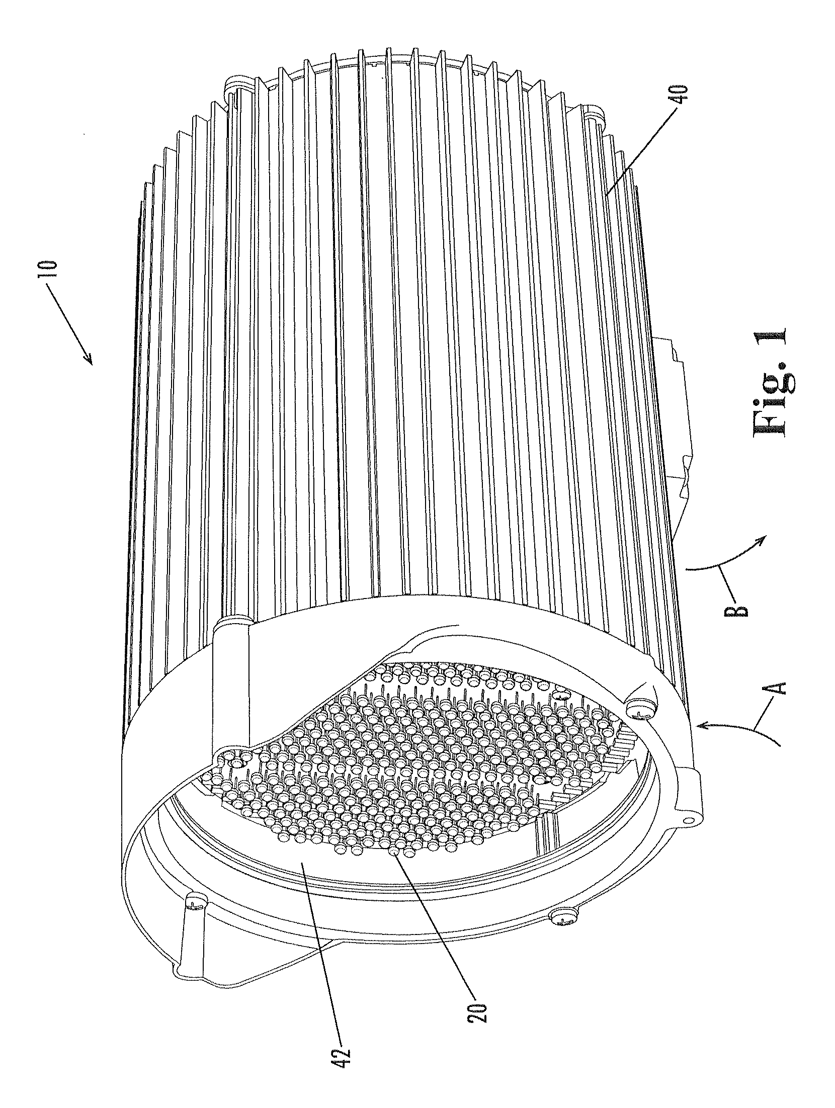 Infrared illuminator with variable beam angle