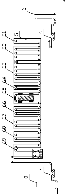 Rapid shutdown control method for thin plate in vertical continuous annealing unit