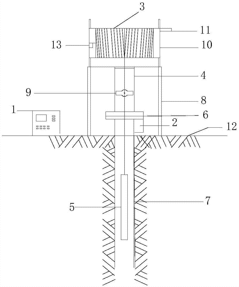 Method for measuring horizontal displacement of stratum through movable inclinometer and movable inclinometer