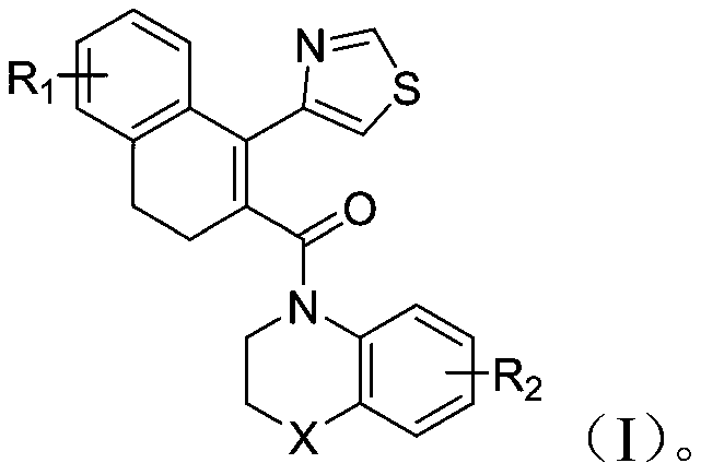 Thiazole dihydronaphthalene derivatives and application thereof in metabolic diseases