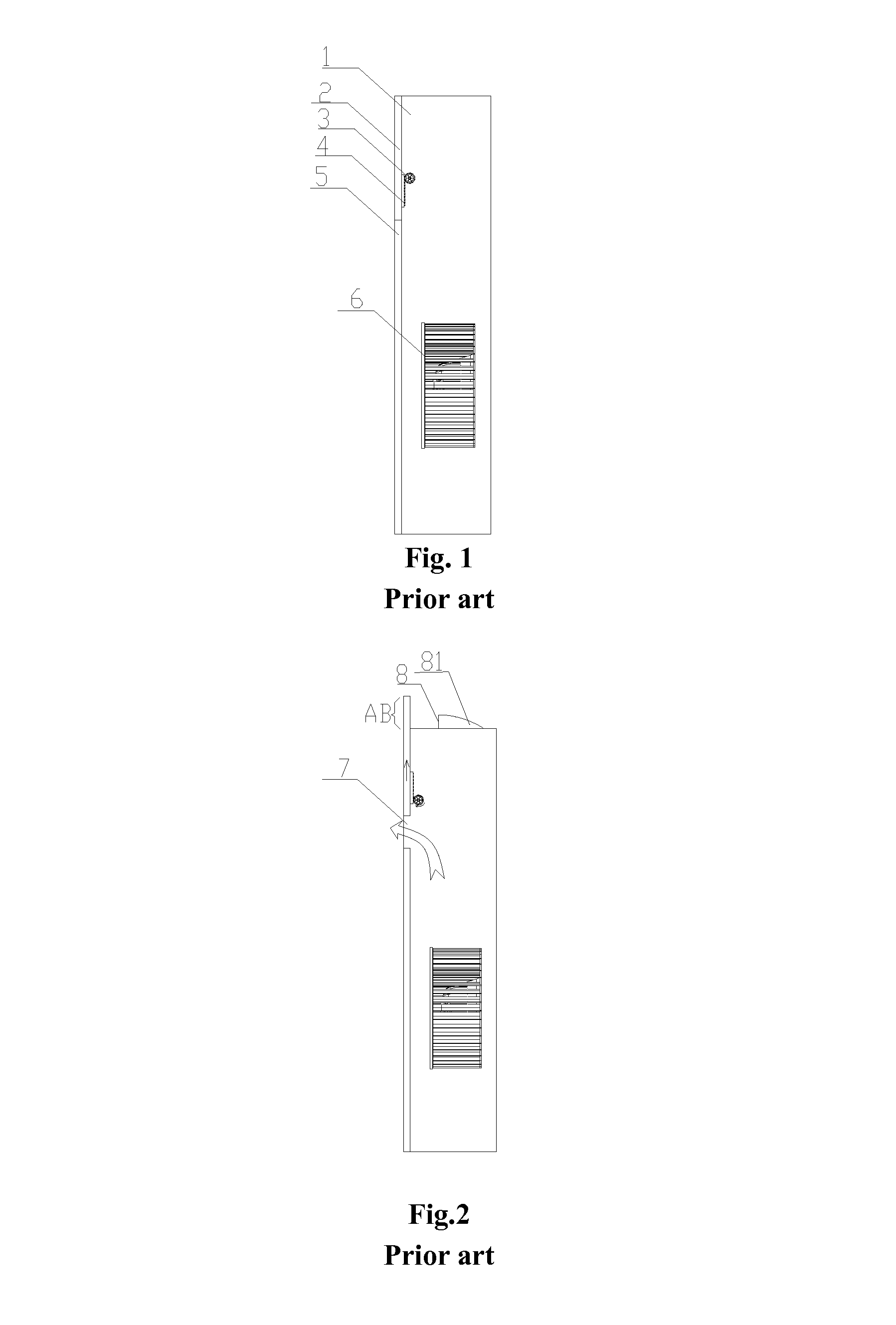 Air discharge structure for packaged air conditioner