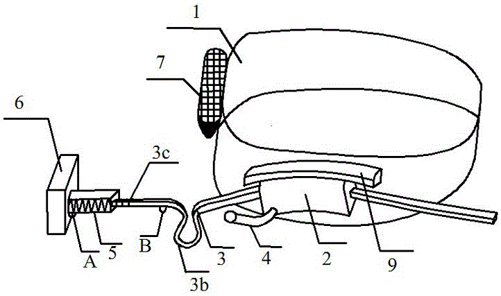 Gap recovering and holding device