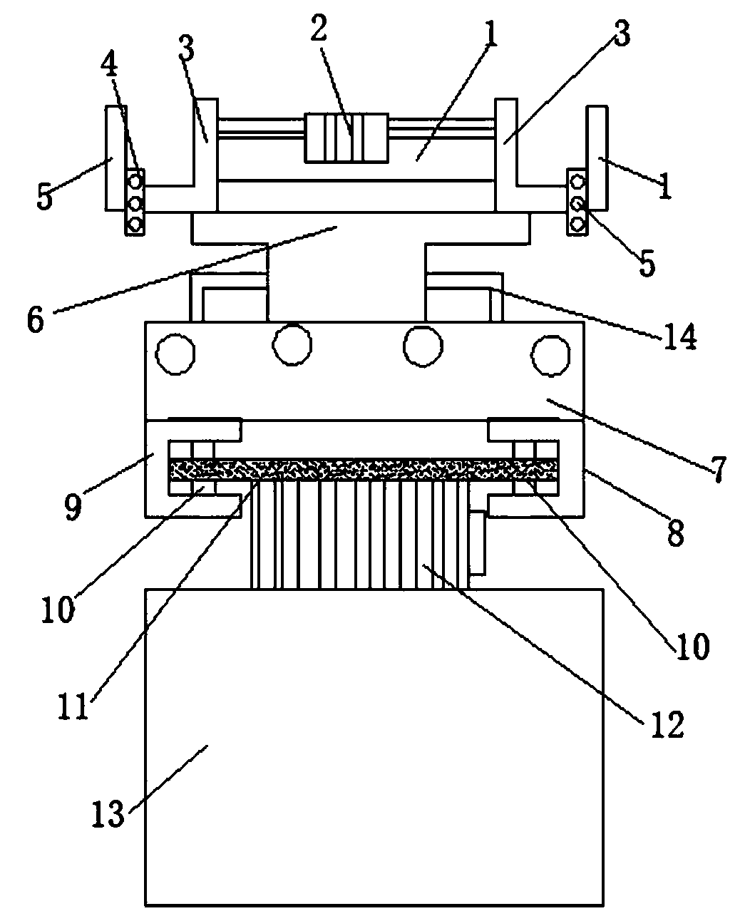 Sliding rest with strong stability