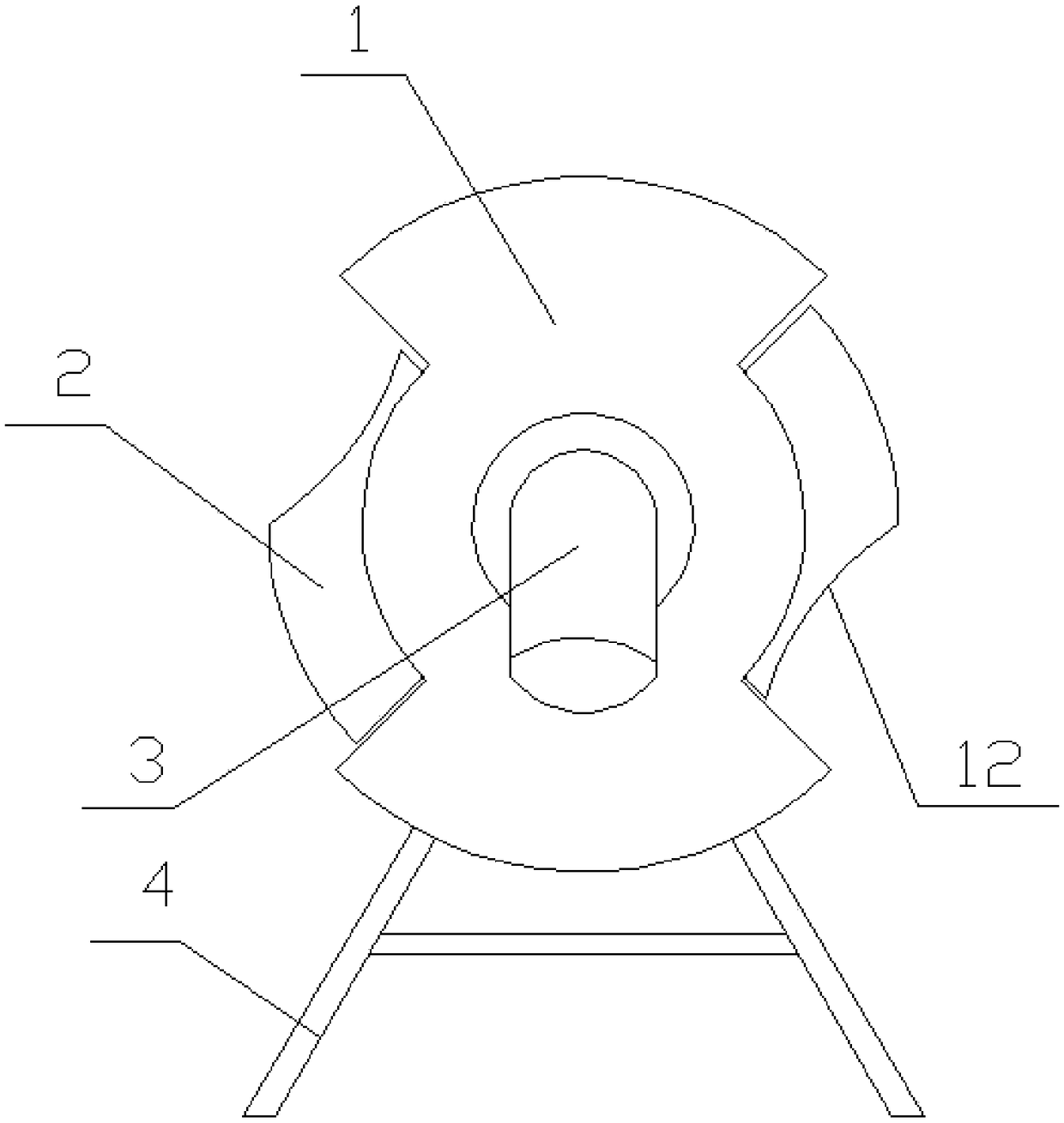 Non-dusting cement feed hopper and feeding method thereof