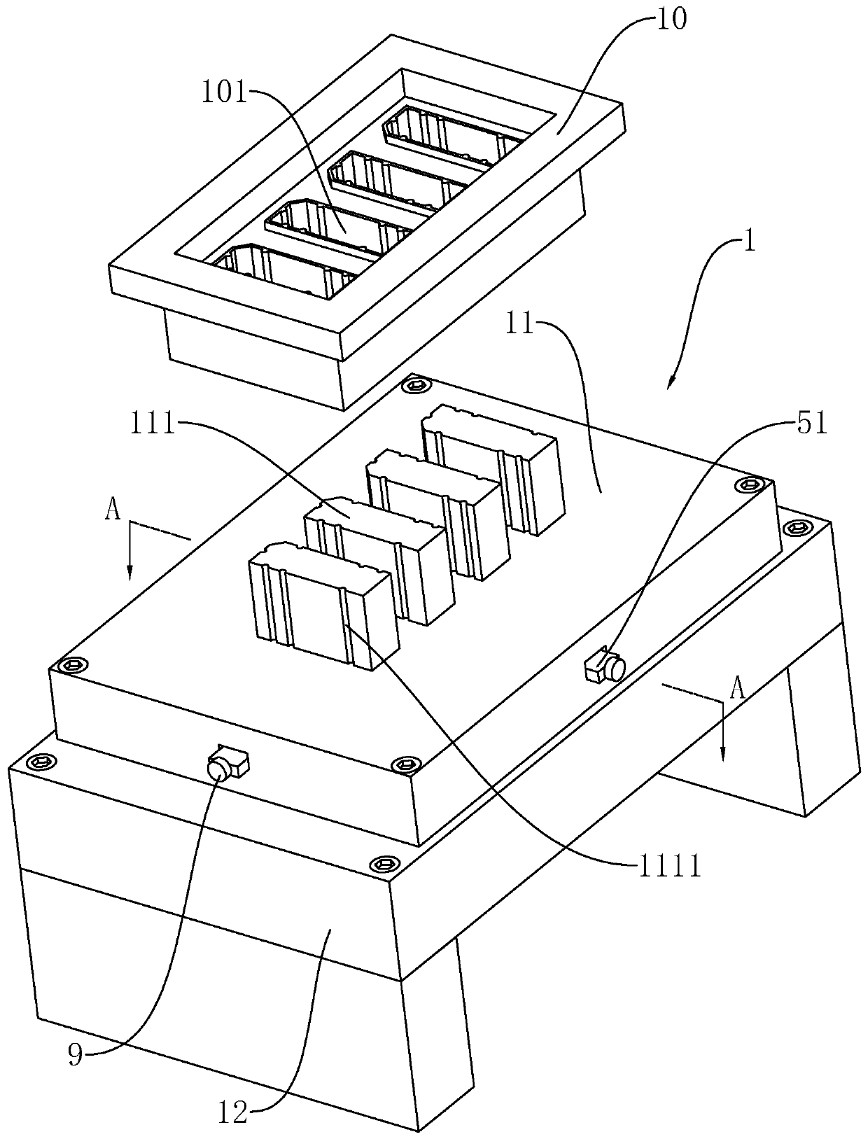 Oiling device for installing automobile switch