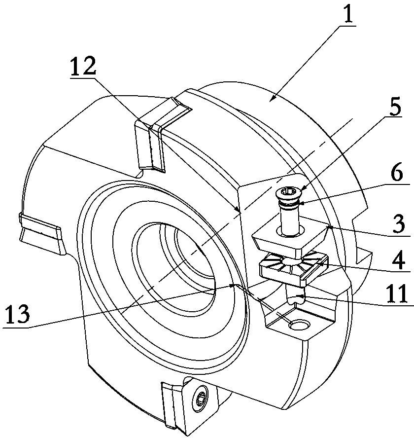 Finish machining rotating cutter