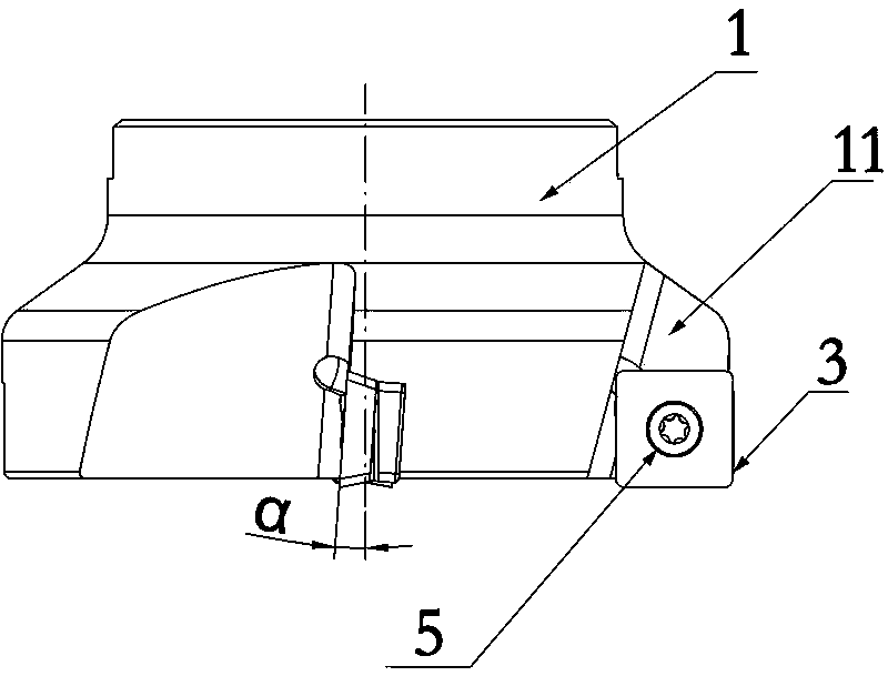 Finish machining rotating cutter