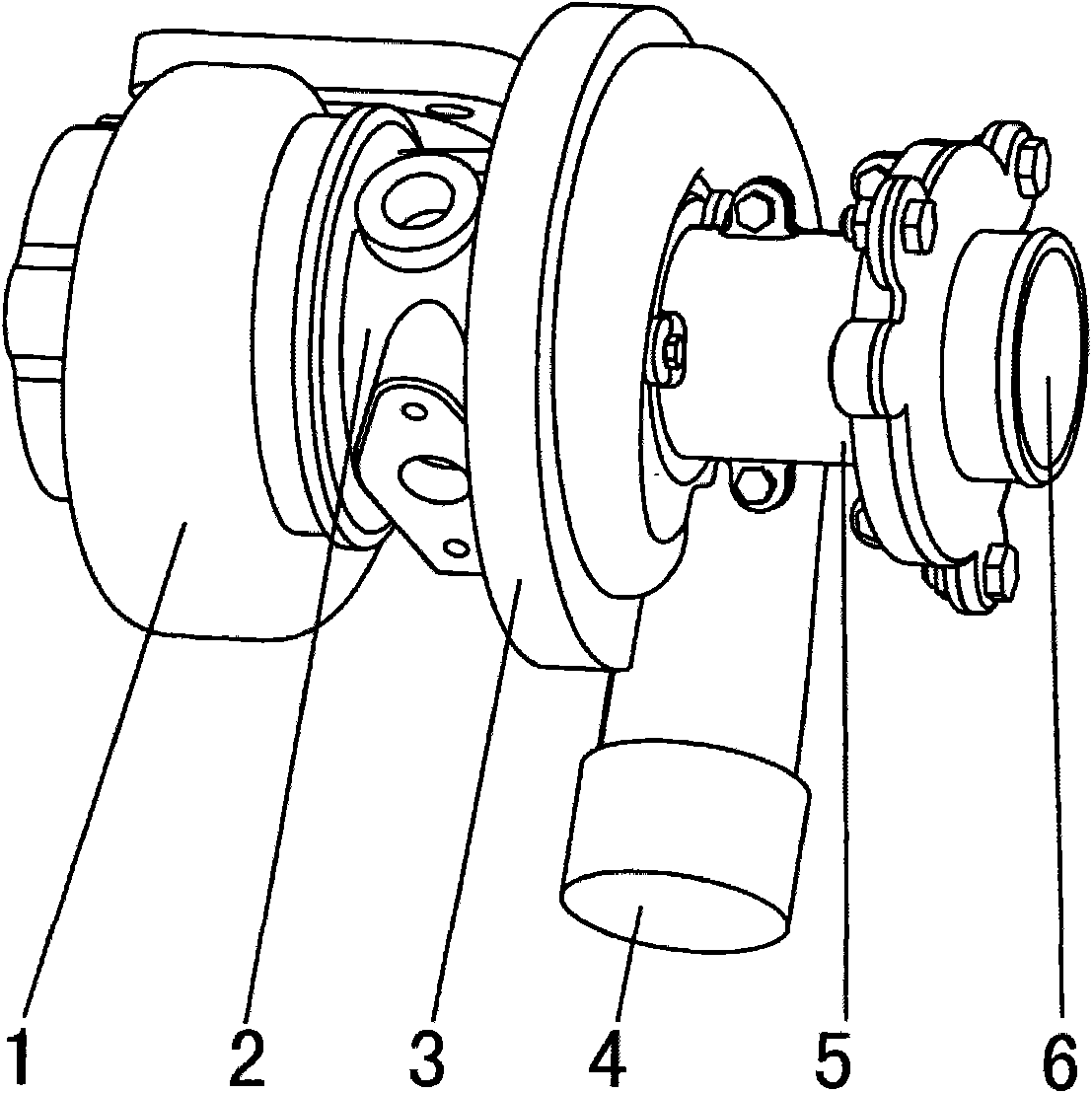 Variable air inlet turbocharger structure