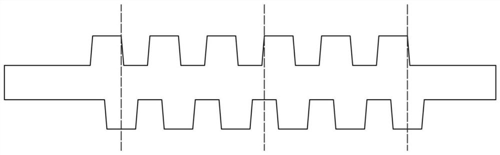 Stamping die for needle-shaped electrode, plasma needle-shaped electrode and preparation method of plasma needle-shaped electrode