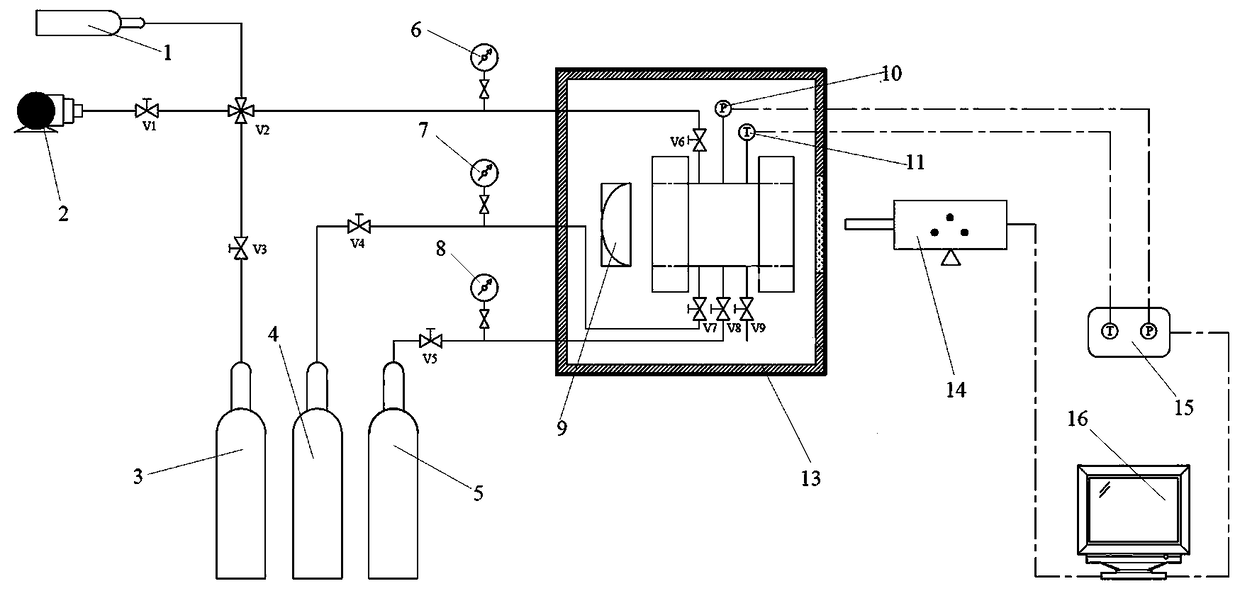 Visible reactor and visual experiment system and method for replacing natural gas hydrate