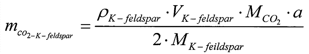 Method for calculating CO2 salty water layer mineral sequestration potential