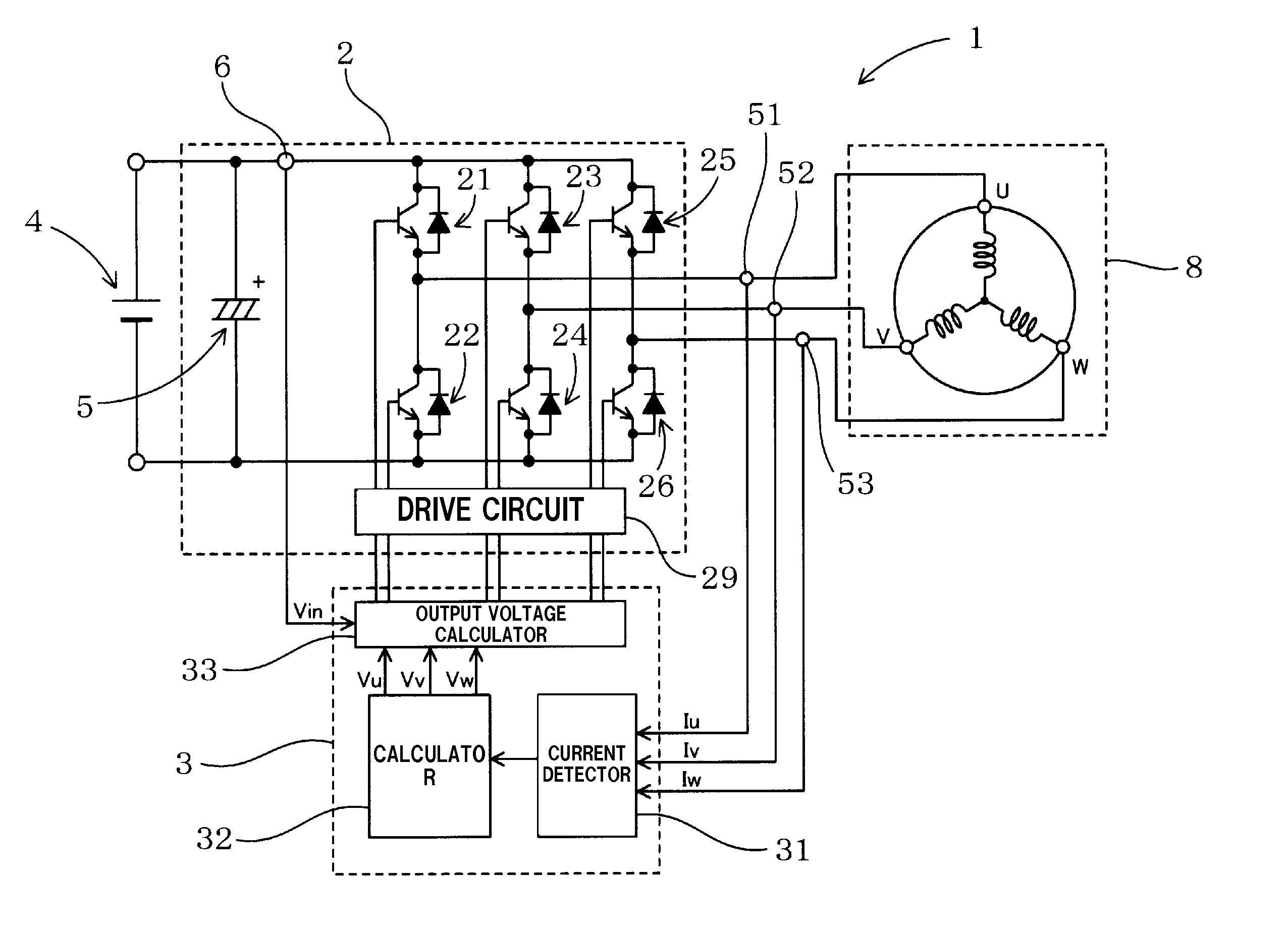 Method for detecting deterioration of permanent magnet in electric motor and system for the method