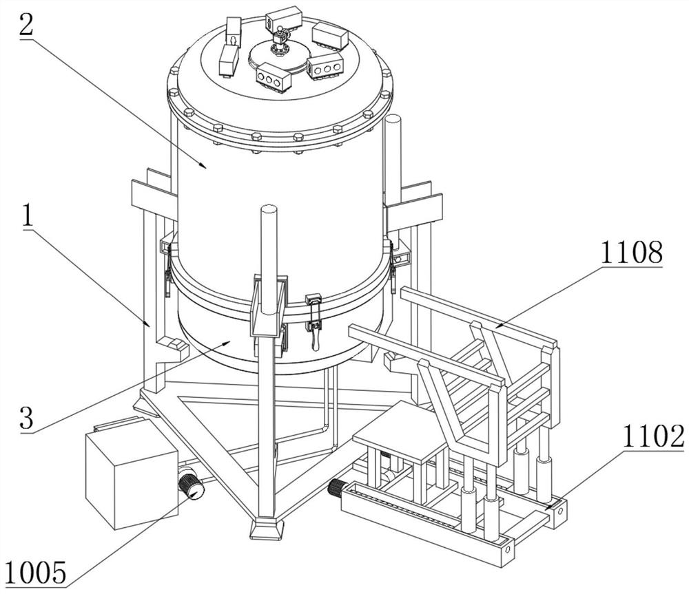 A high-efficiency ingot casting furnace with heat balance