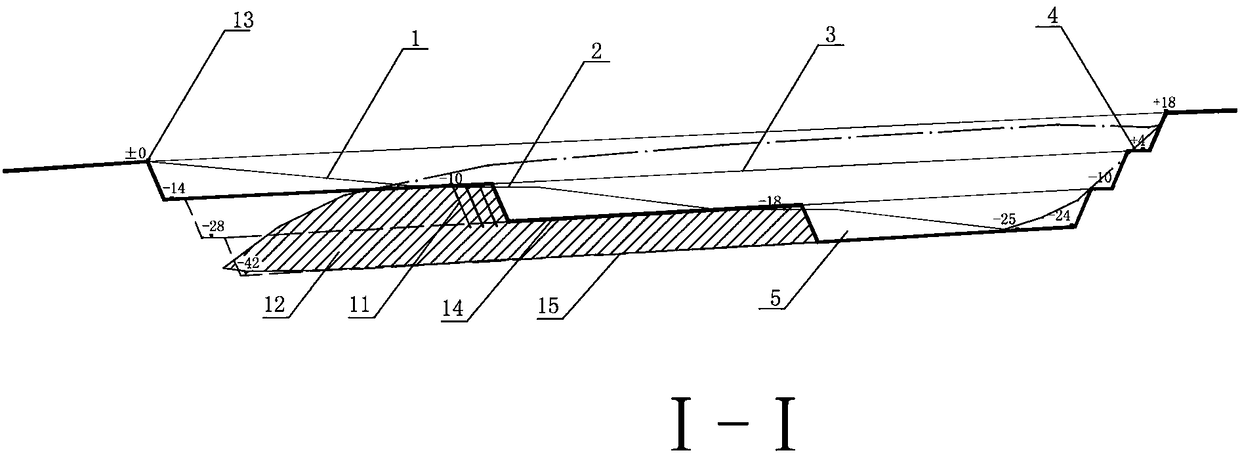 A kind of surface mining method of gently inclined ore body