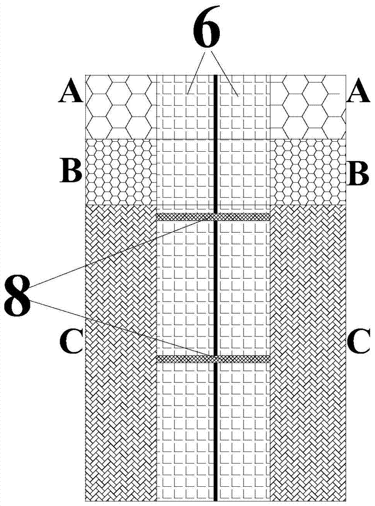 A method of step-by-step retaining in gob-side entry with reinforced concrete wall
