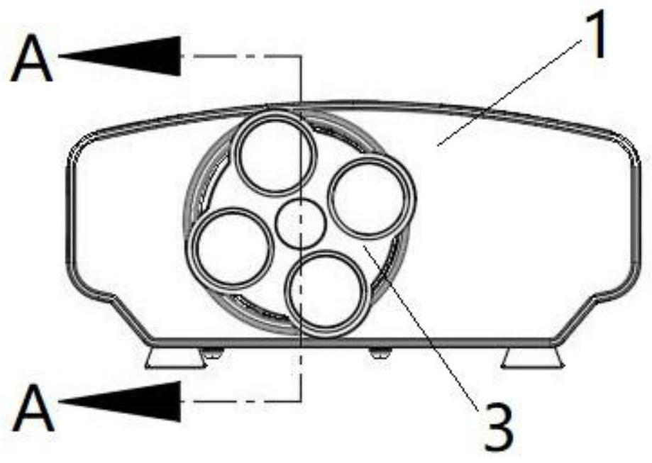 Flexible shaft transmission structure