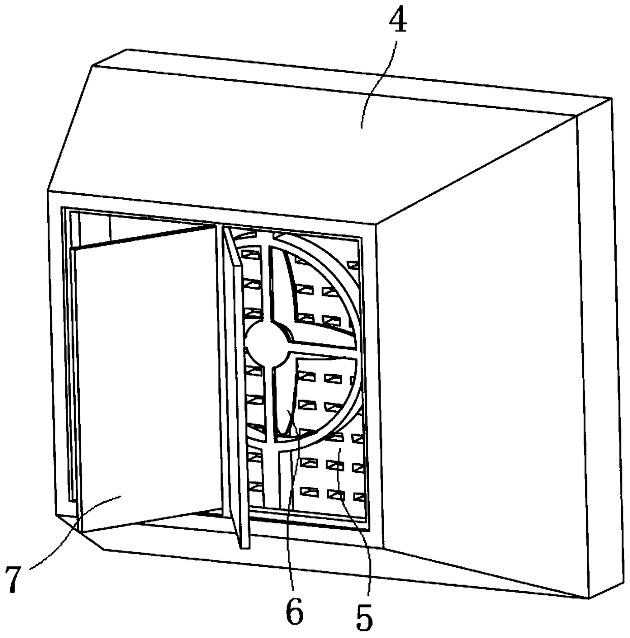 VOC (Volatile Organic Compound) purification treatment device for furniture manufacturer