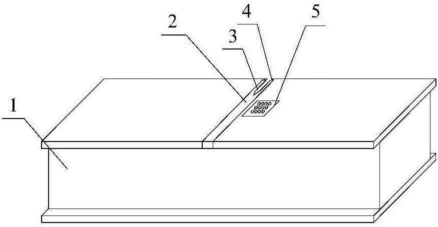 Test method for fatigue crack growth rate of steel box girder