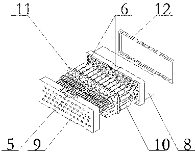 Snap spring fixing type rectangular electric connector, assembly tool thereof and assembly method thereof