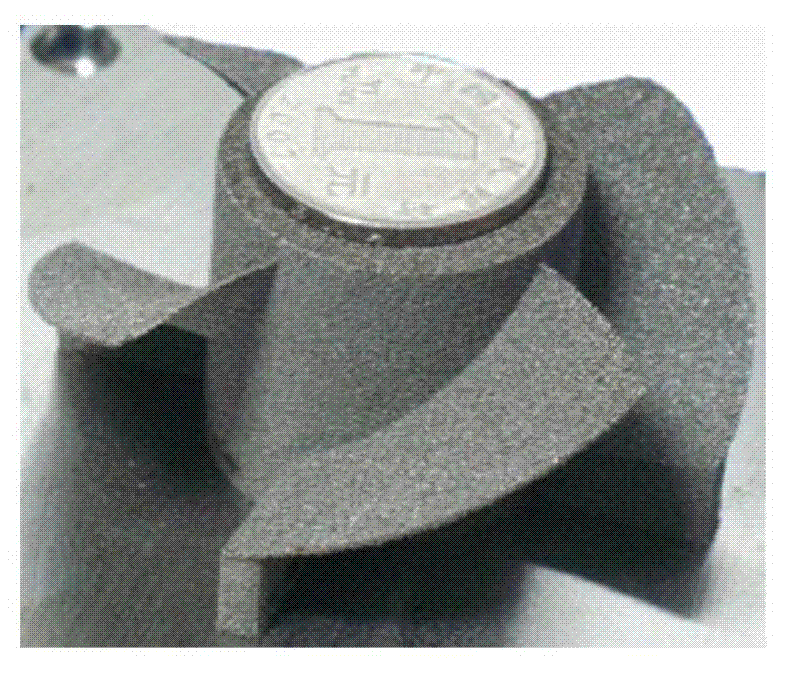 Material-saving whole fast manufacturing method of metal part