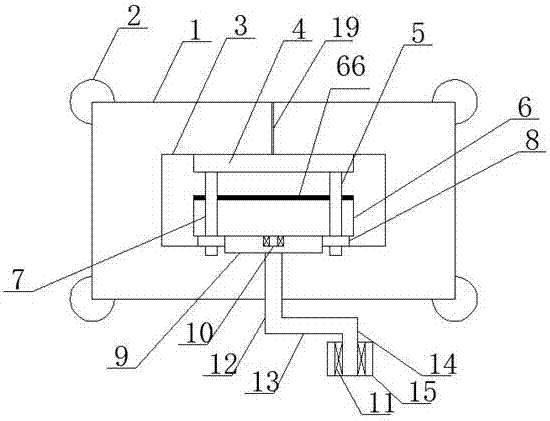 Novel wood board clamping device