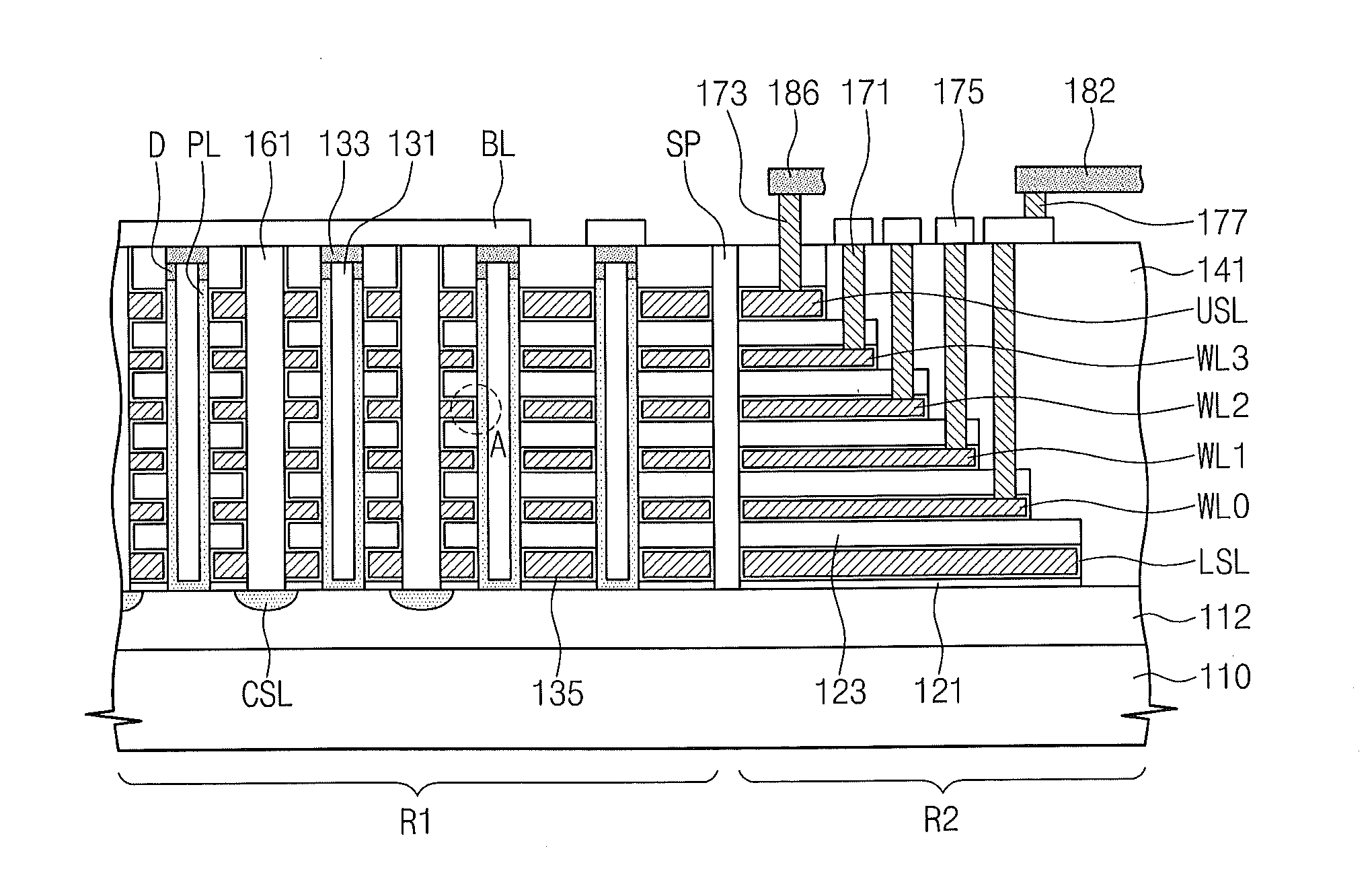 Methods of Forming Nonvolatile Memory Devices Using Nonselective and Selective Etching Techniques to Define Vertically Stacked Word Lines