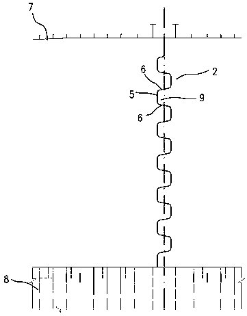 A grooved wall structure of a ship's oil tank