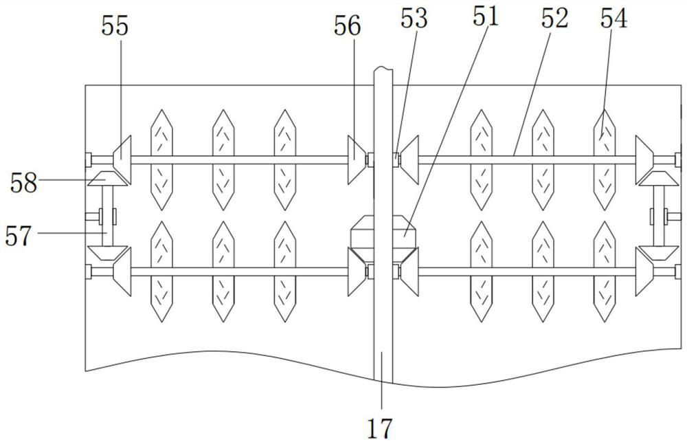 Efficient stirring and mixing mechanism for film raw materials