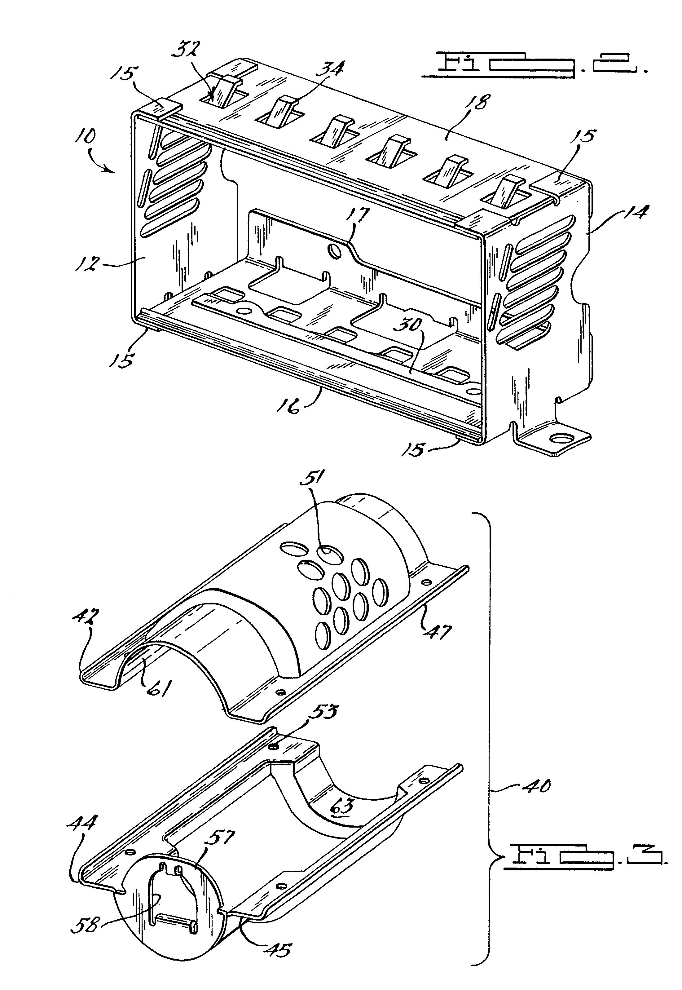 Modular airbag housing and method of manufacture