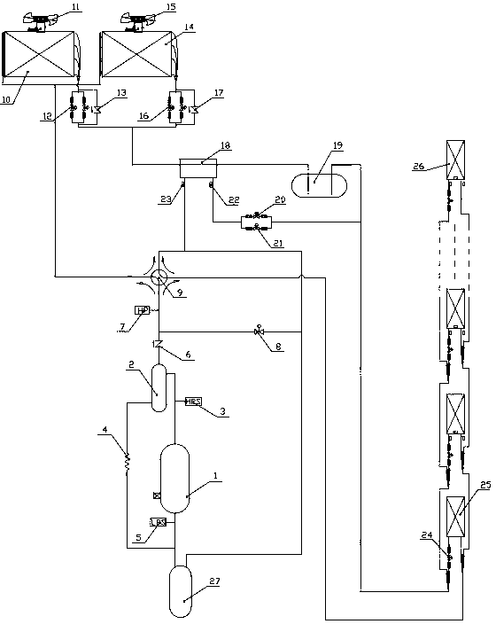 Method for controlling direct current frequency conversion air-conditioner while operating in refrigeration mode