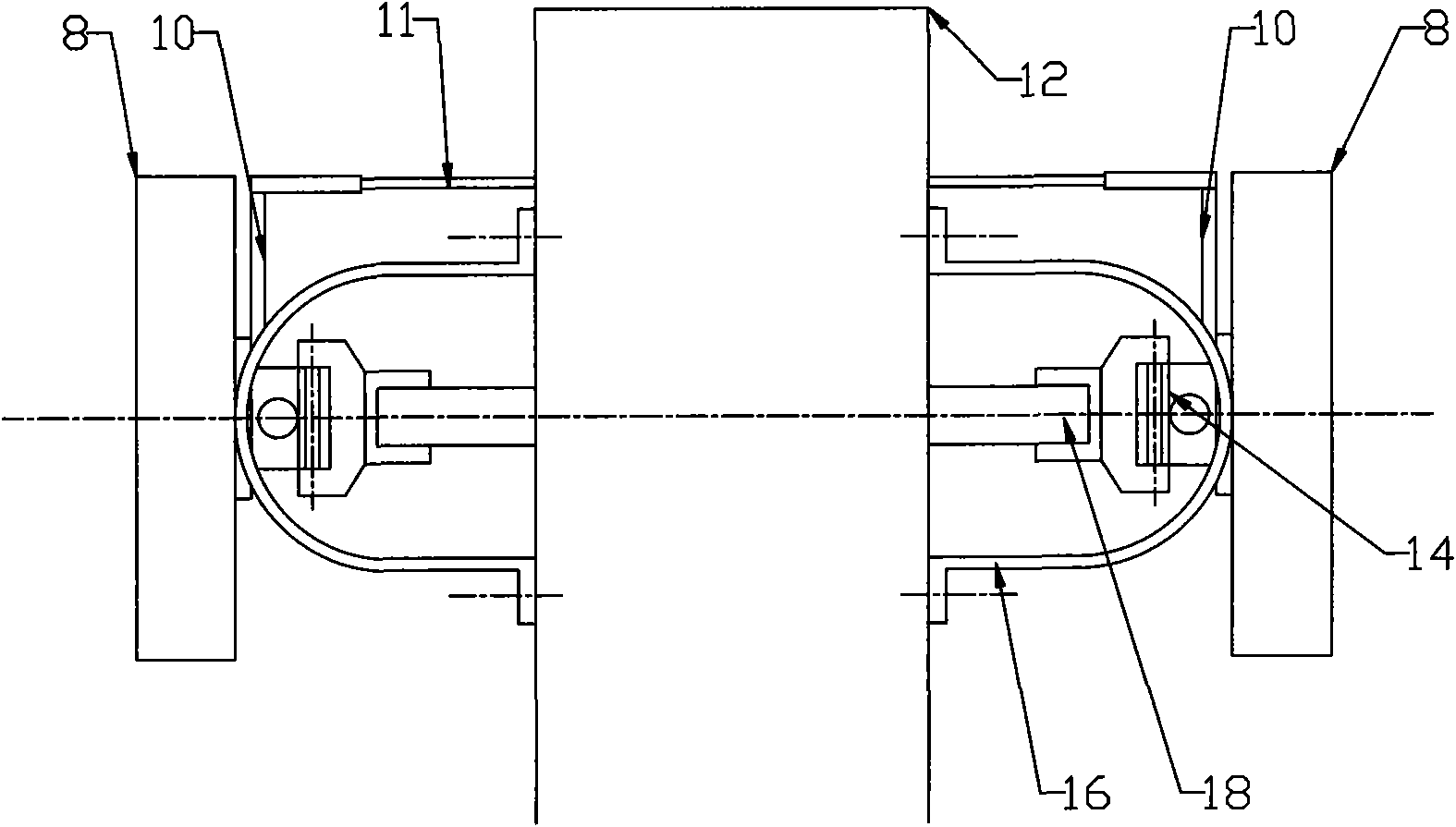 Steering wheel walking tractor